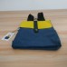 Biaqud Jeans and Yellow Book Bag - Trendy with Multiple Compartments, Durable and Stylish for School, Work, or Travel